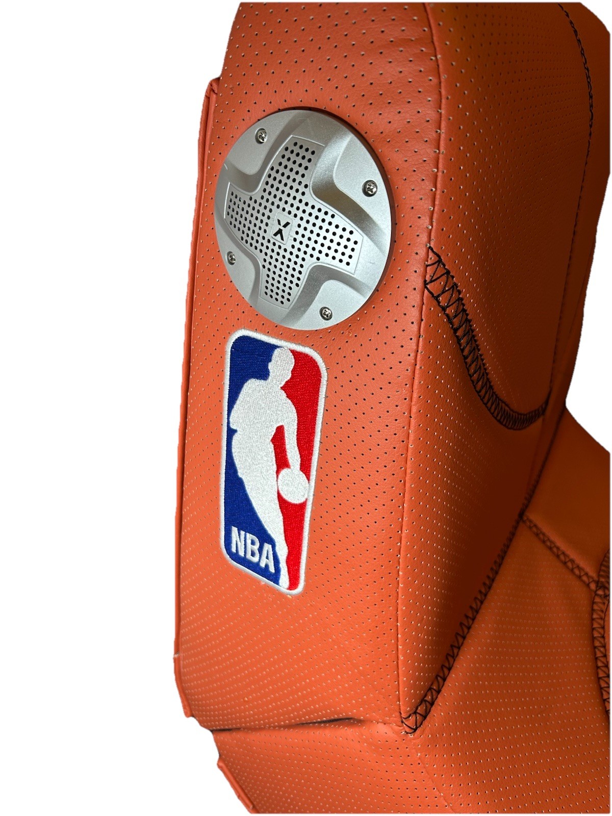 NBA X Rocker Mini Orange Gaming Chair w/ Built-in Speakers