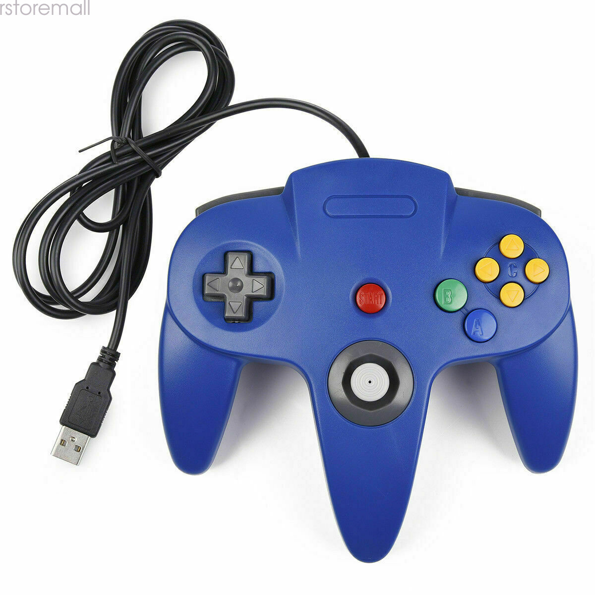 N64 Gamepad USB Controller Joystick for Nintendo 64 PC Mac Computer Games New