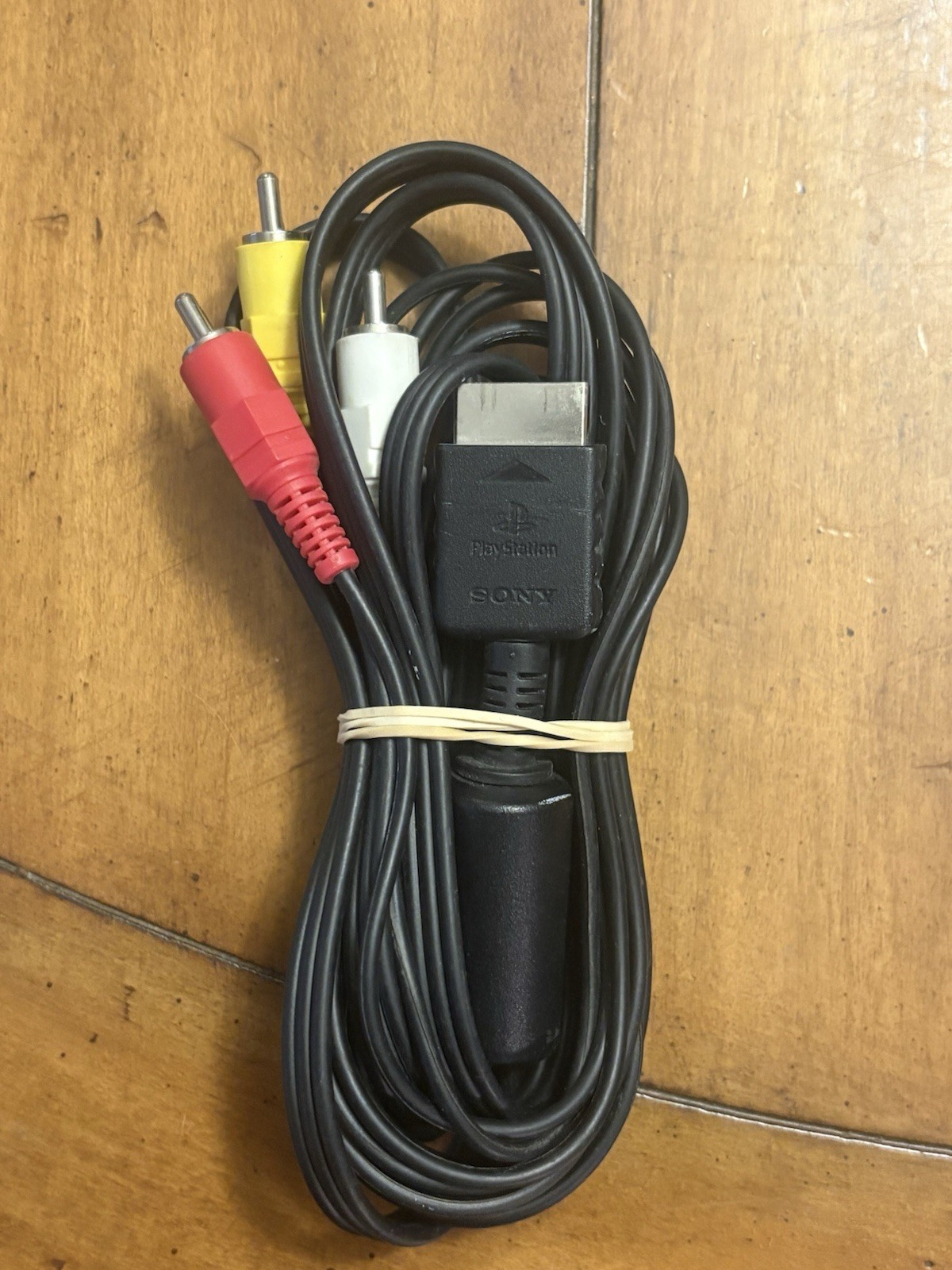 Sony PlayStation Composite RCA AV Cable 1.8m Black Red/White/Yellow PS1-3
