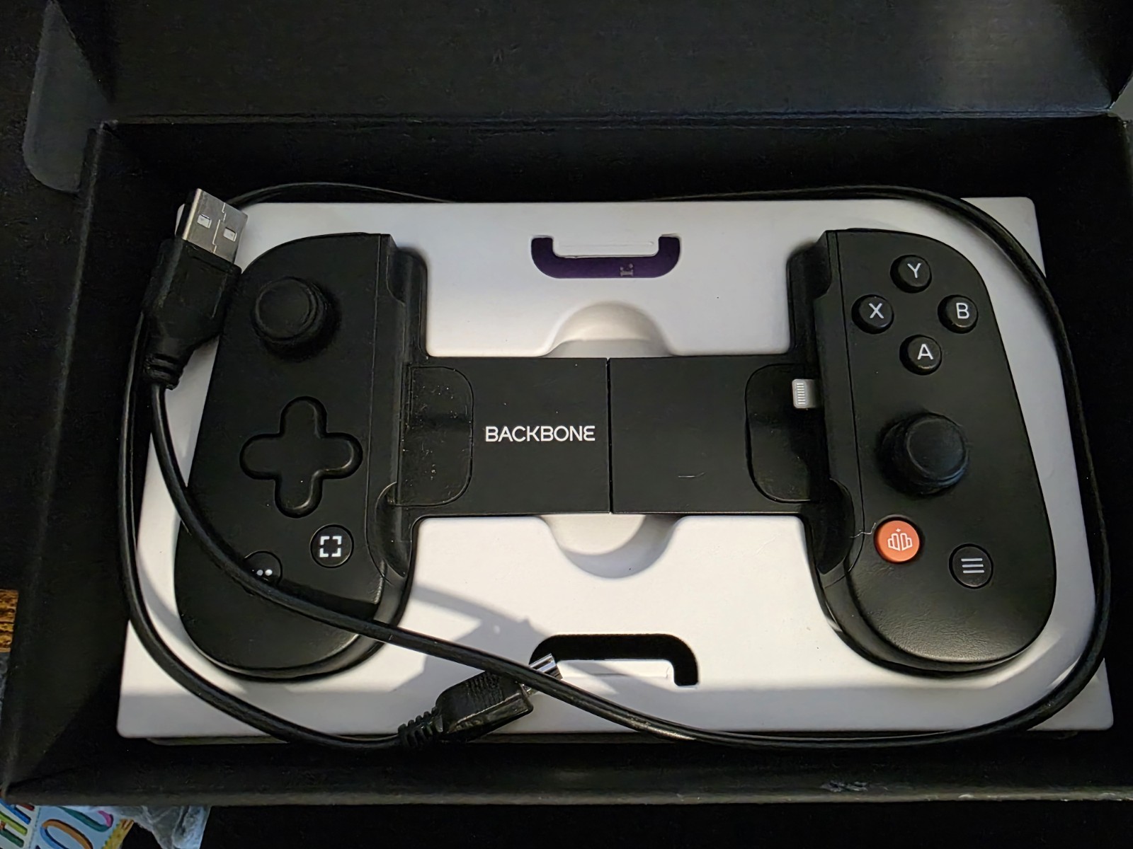 Black Backbone One Controller BB-01 for iPhone Lightning Connection