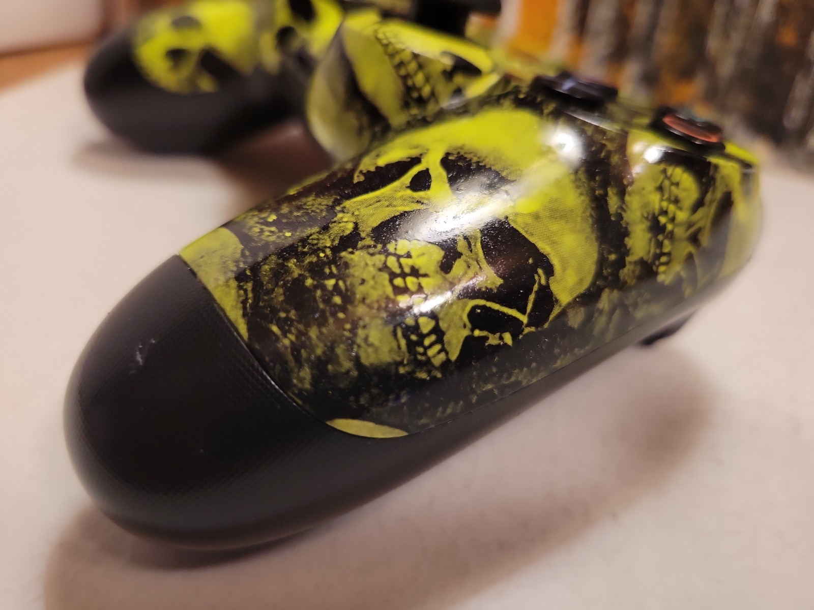 Skull Sony DualShock 4 Controller PlayStation PS4 – Custom Hydro Dipped