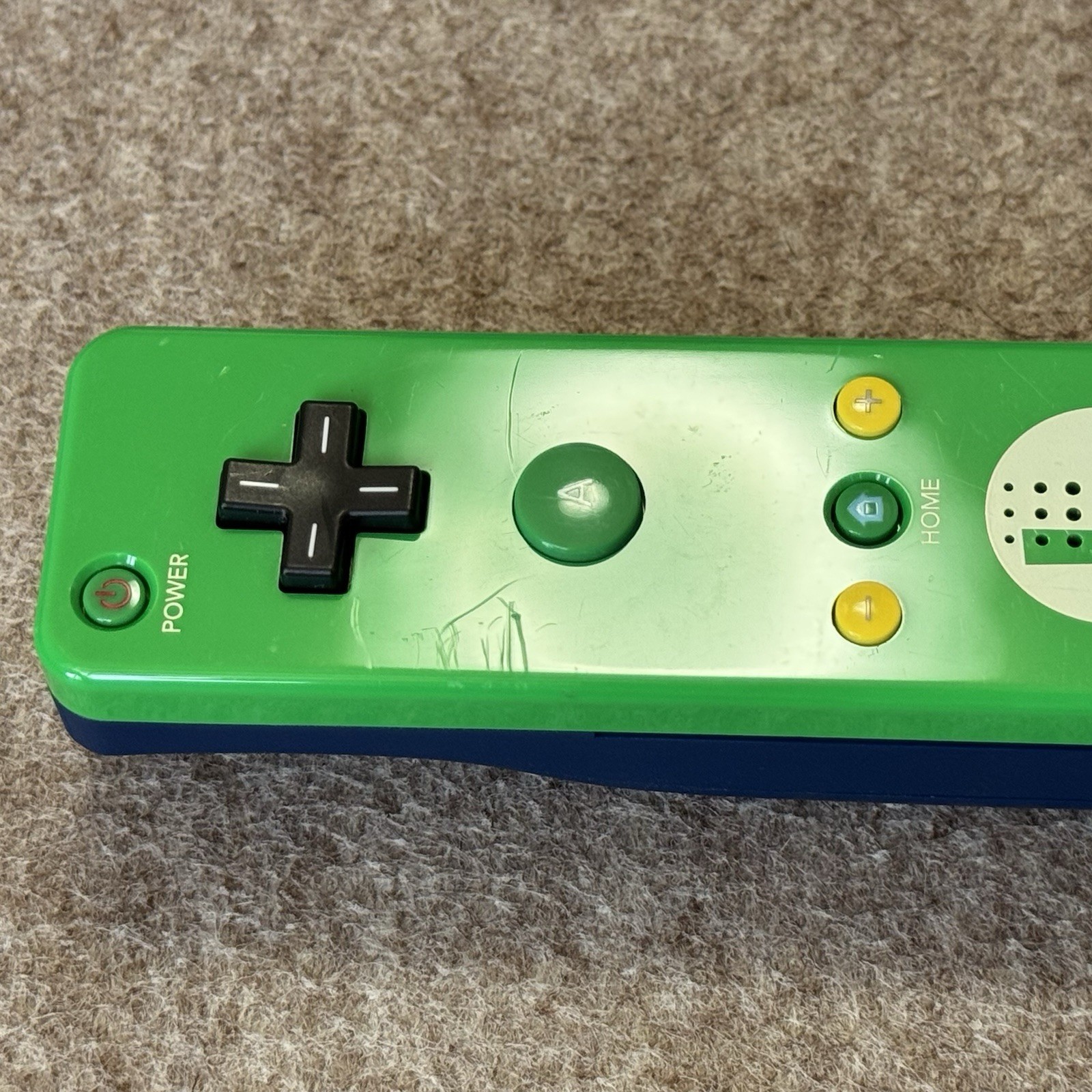 Nintendo Wii U Luigi Green Remote Plus Controller + Sleeve & Strap RVL-036