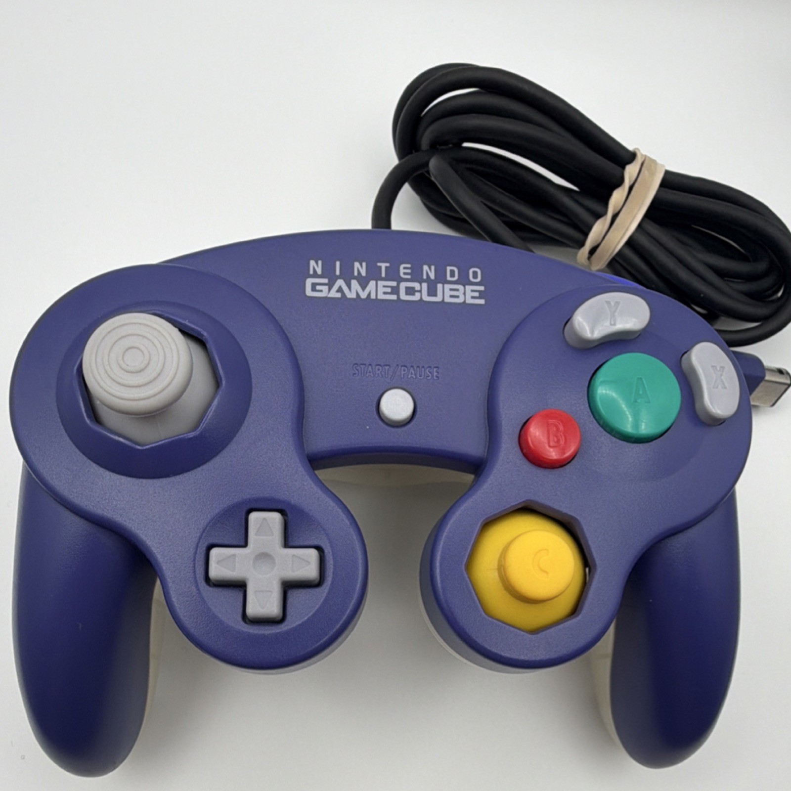 Nintendo GameCube Controller –indigo Purple/Clear – Tested & Working!!!