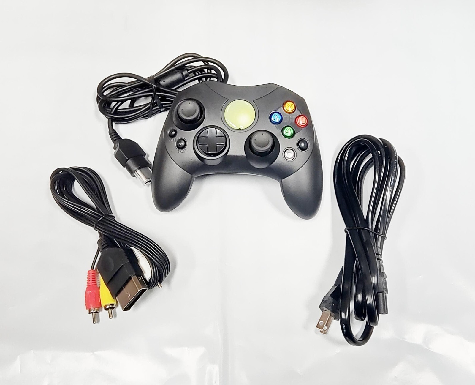 AC Power Cord + AV Cable + Controller Set For Original XBOX – Old Skool