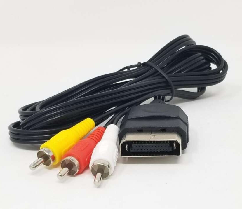 Old Skool 6FT Stereo RCA AV Cable for Original XBOX System