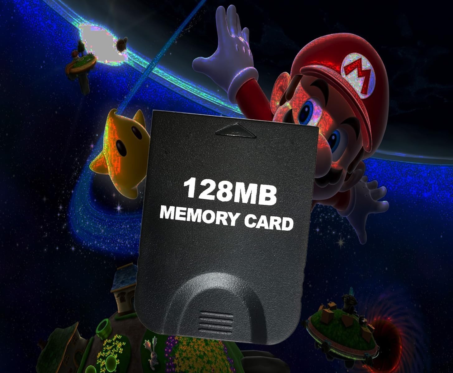 128MB GameCube/Wii Memory Card – Plug-and-Play, Shock-Resistant Design