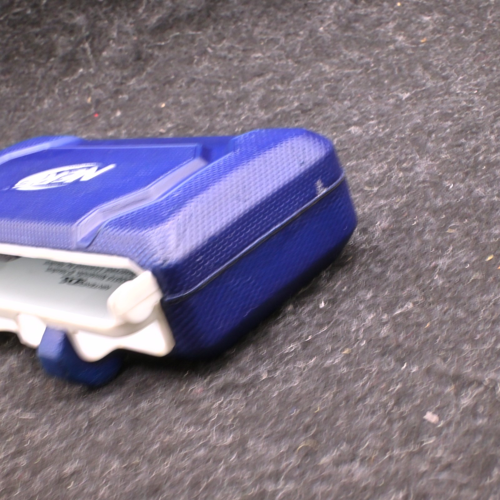 Nintendo DS Lite Nerf Armor Case Blue & White
