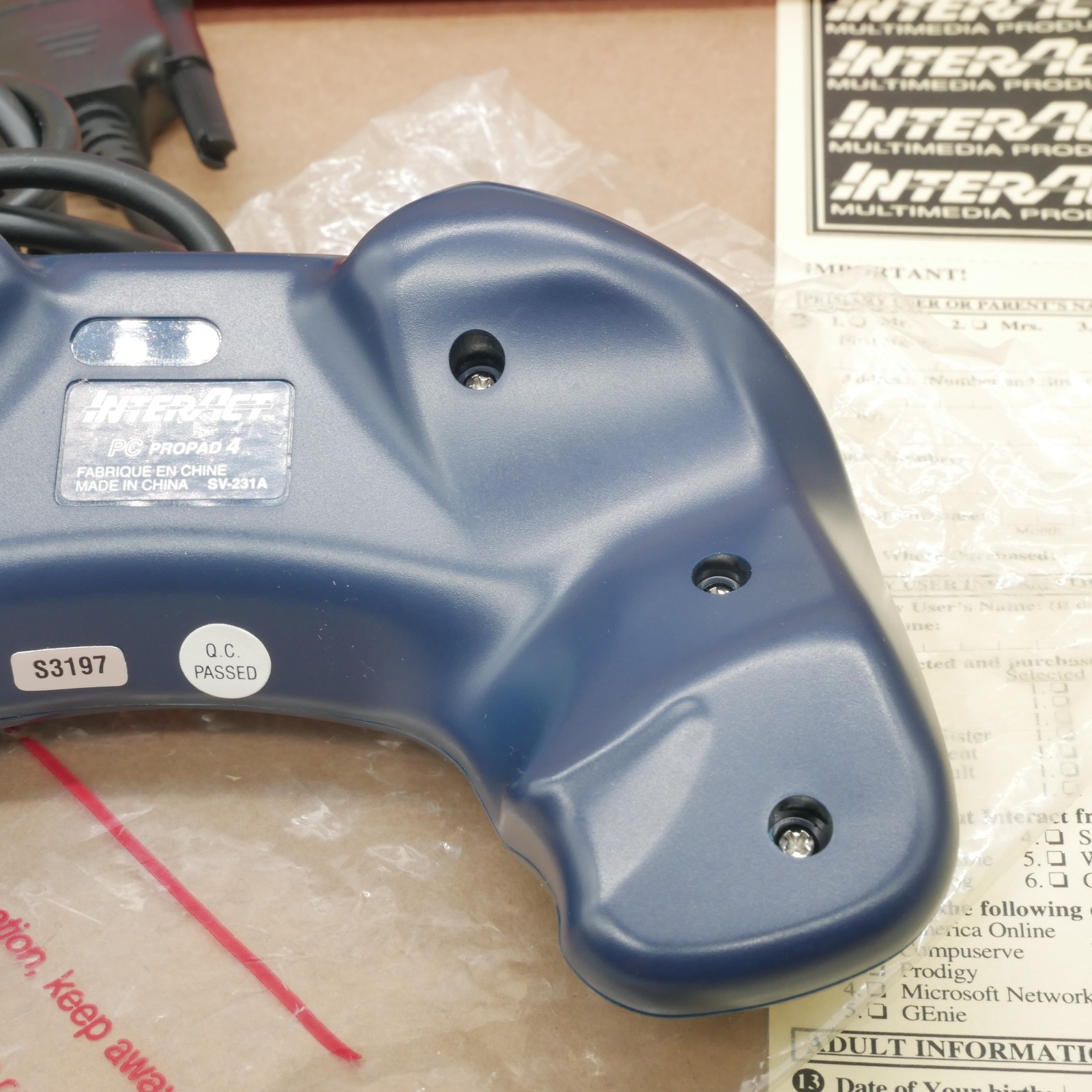 PC PROPAD 4 – Game Controller – 15 Pin D-Sub Connector