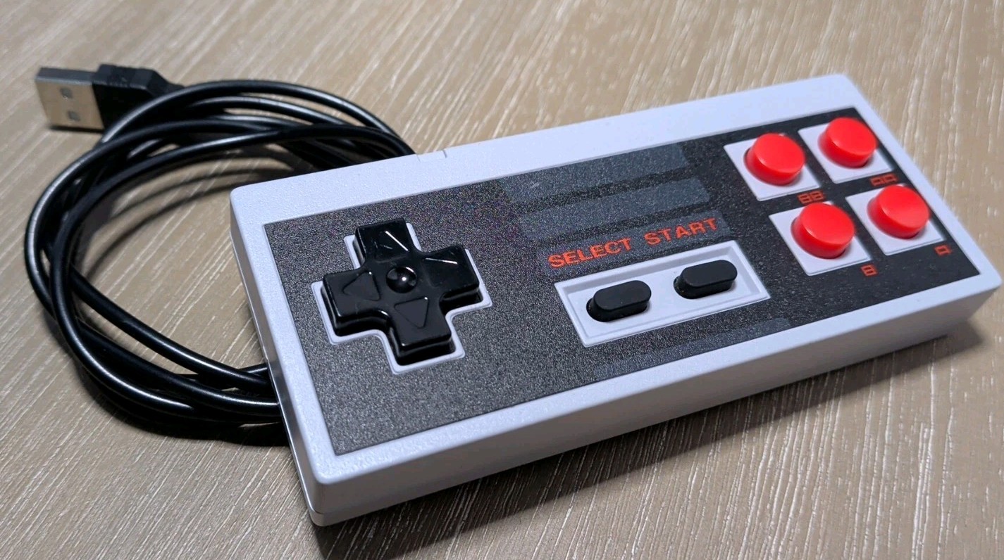 Nintendo NES Mini • Wired USB Controller • For Classic Edition Console