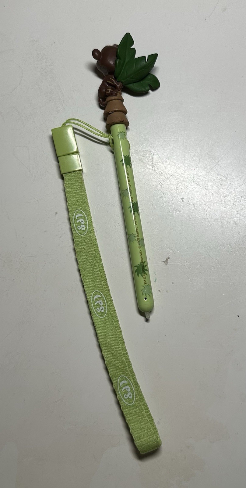 Nintendo DS Littlest Pet Shop Monkey Topper Stylus with Wrist Strap/Lanyard
