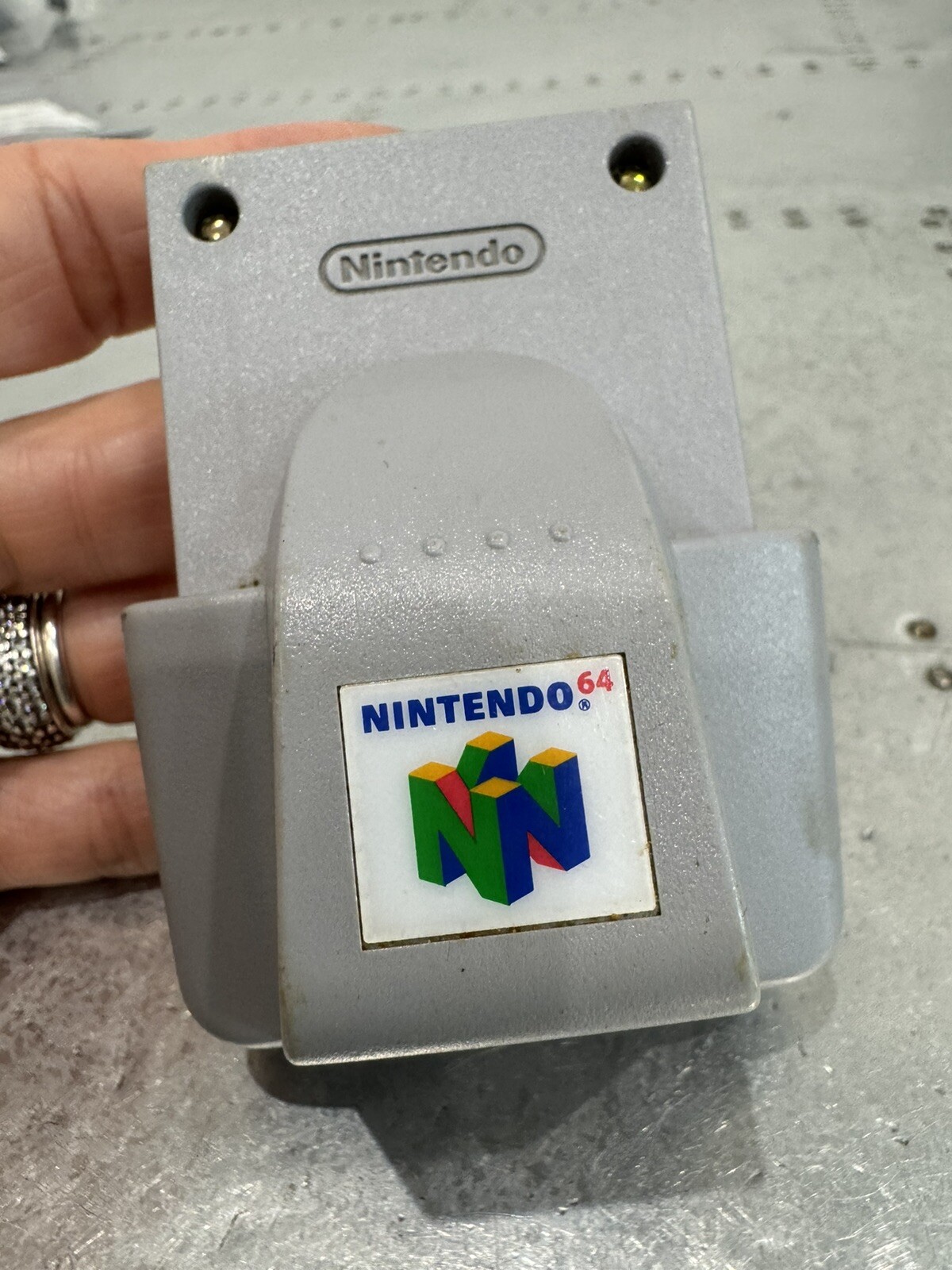 Nintendo 64 Rumble Pak Adapter – NUS-013 – Genuine Nintendo