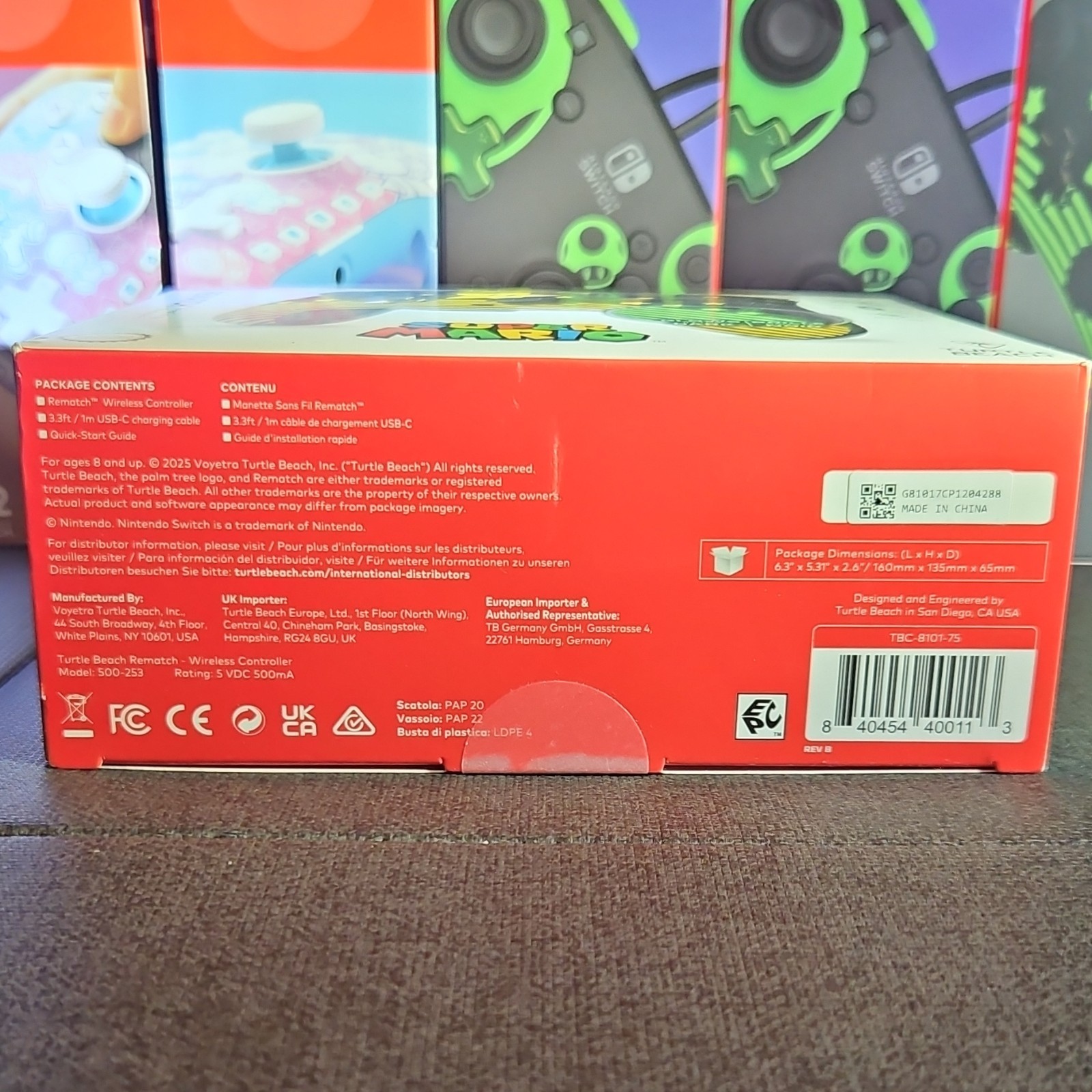 Turtle Beach Rematch Super Mario Star Wireless Controller Glow In Dark