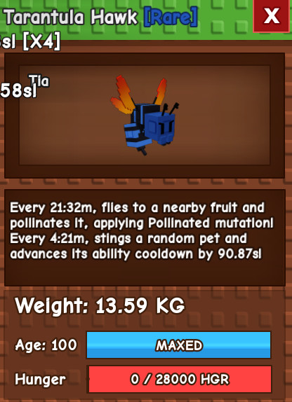 Grow A Garden l Max Level l Pet Service