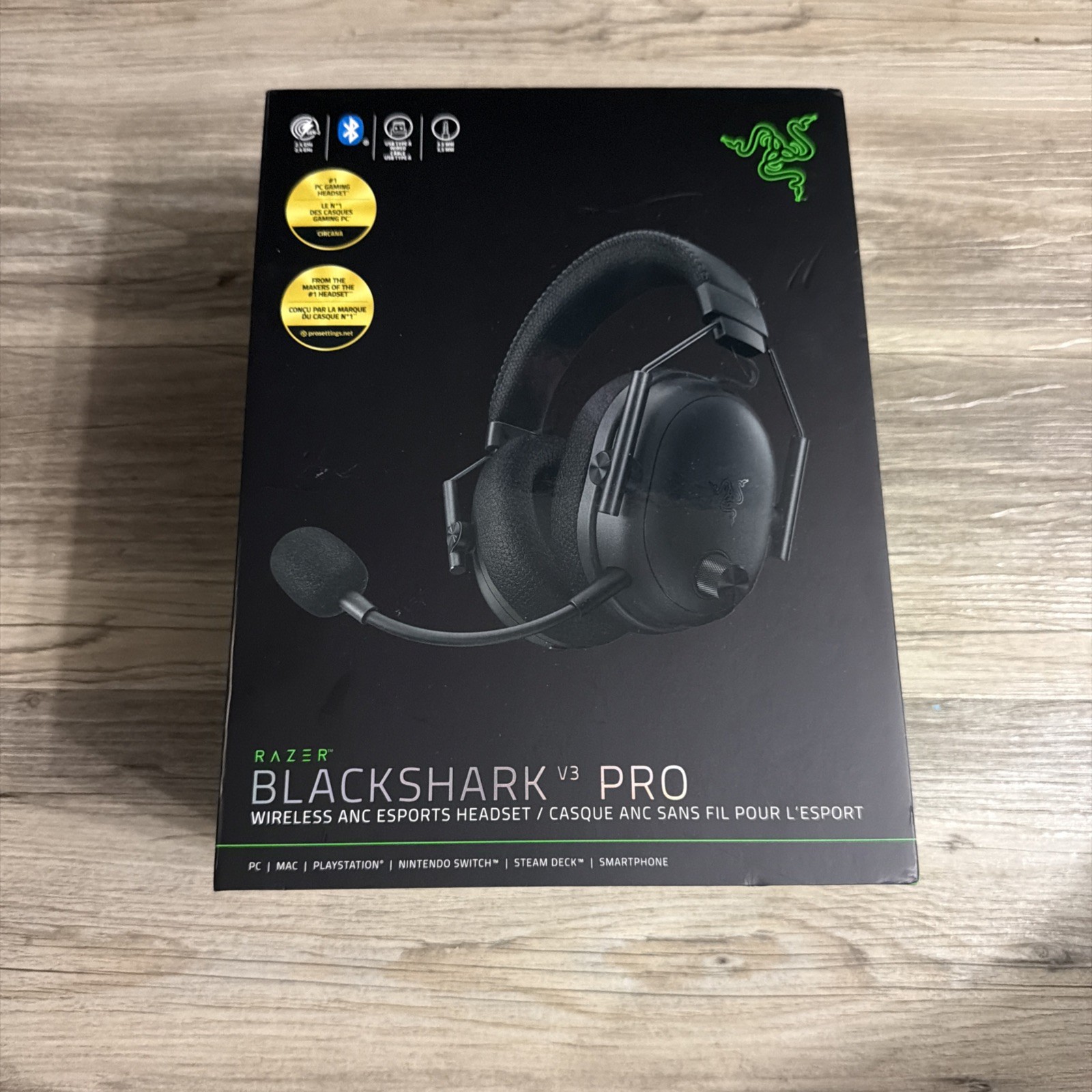 Razer BlackShark V3 Pro Wireless ANC Gaming Headset for PC Mac PS, SW