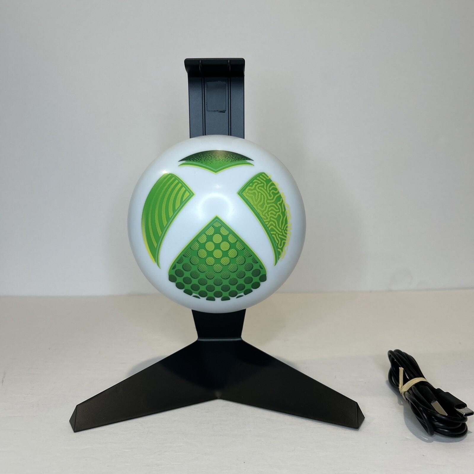 Xbox Headphone Stand Light Black Green Paladone Light Up Head Light Gaming