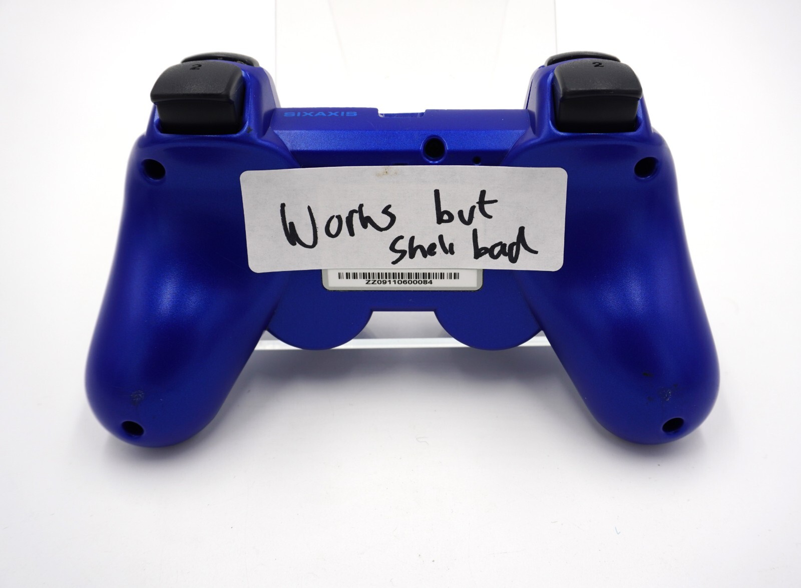 Sony PlayStation DualShock 3 Wireless Controller Blue – READ! WORKS!