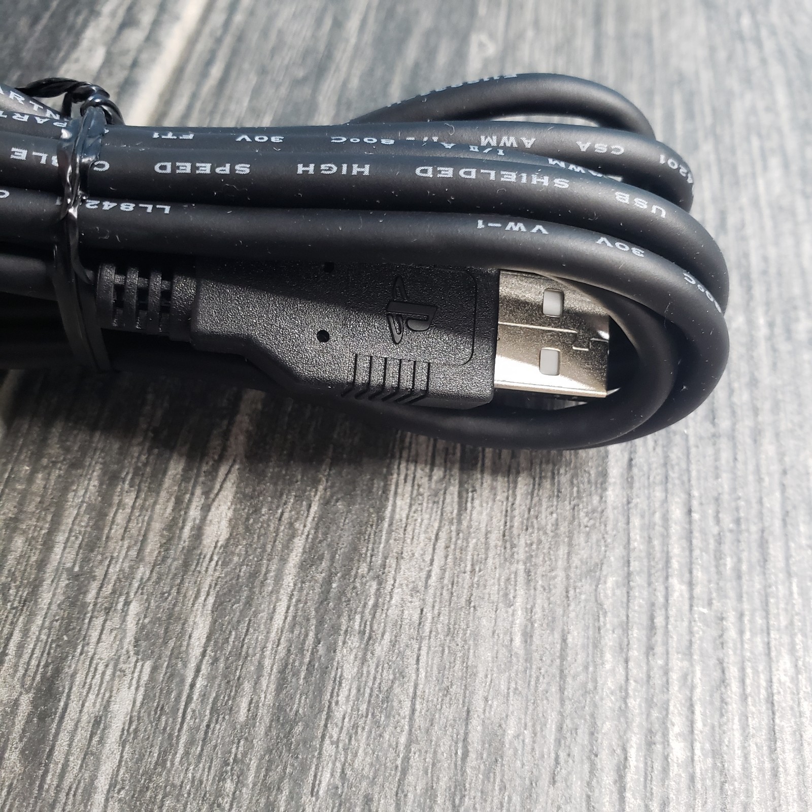 PowerA – USB Charge Cable for PlayStation 4 – Black 6.5ft Cable
