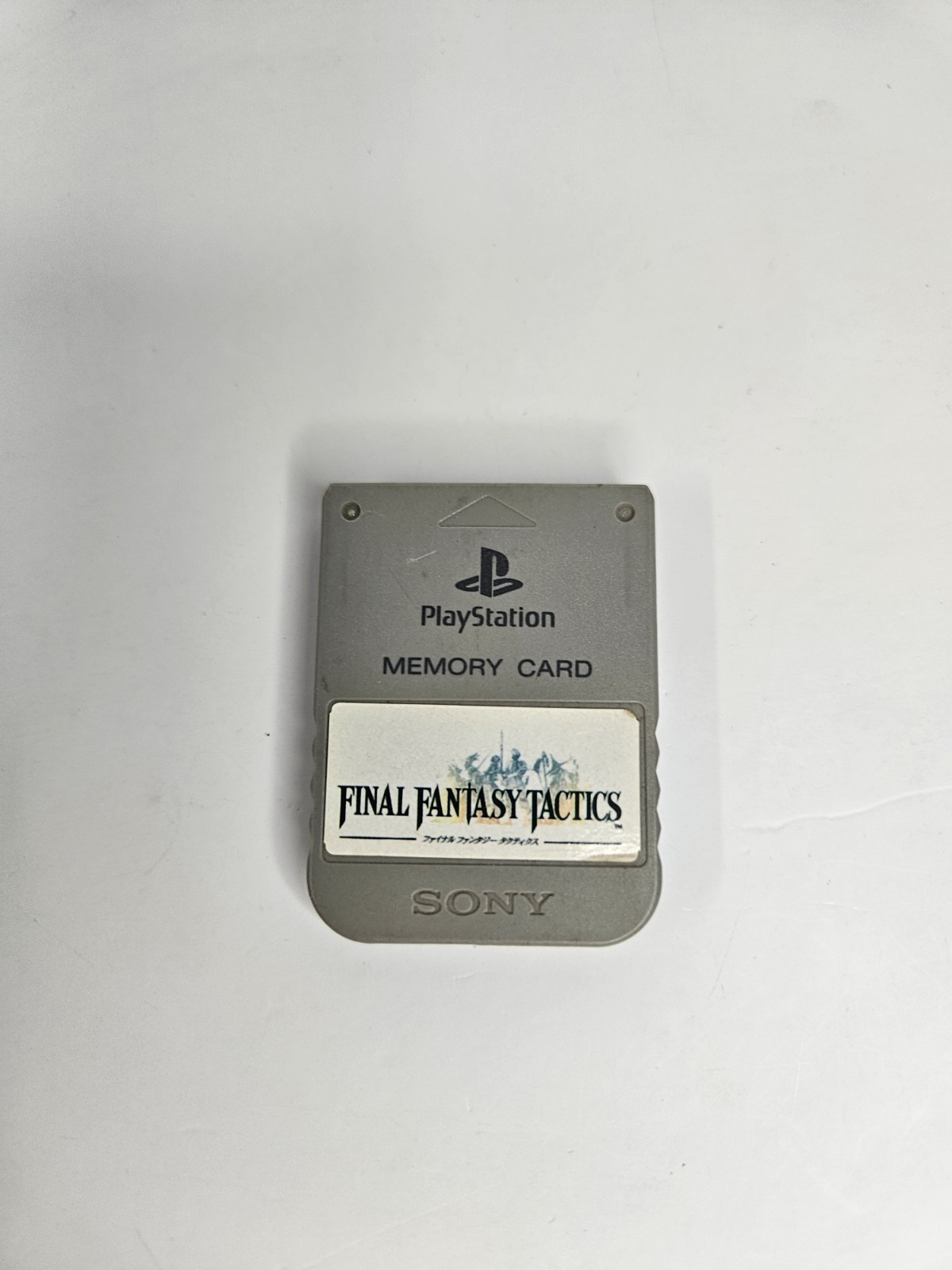 OEM Sony PS1 PlayStation Memory Card SCPH-1020 Final Fantasy Tactics Tested