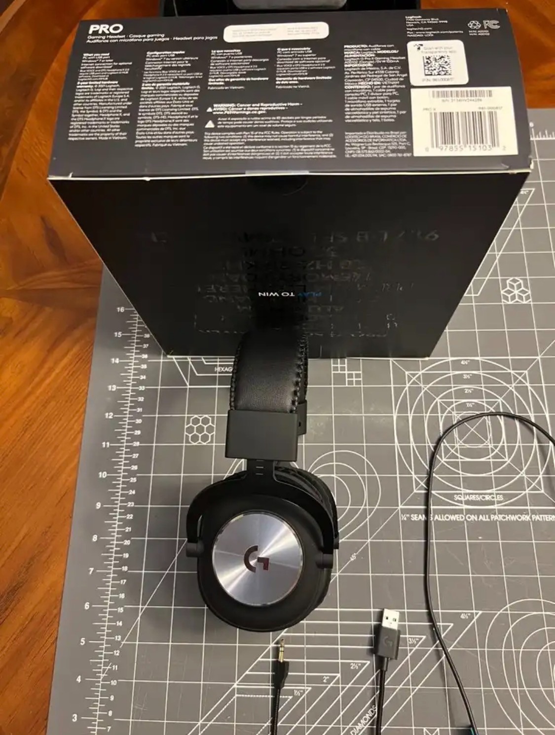 Logitech G Pro X Wired Gaming Headset (2nd Gen) with Blue Voice 981-000817