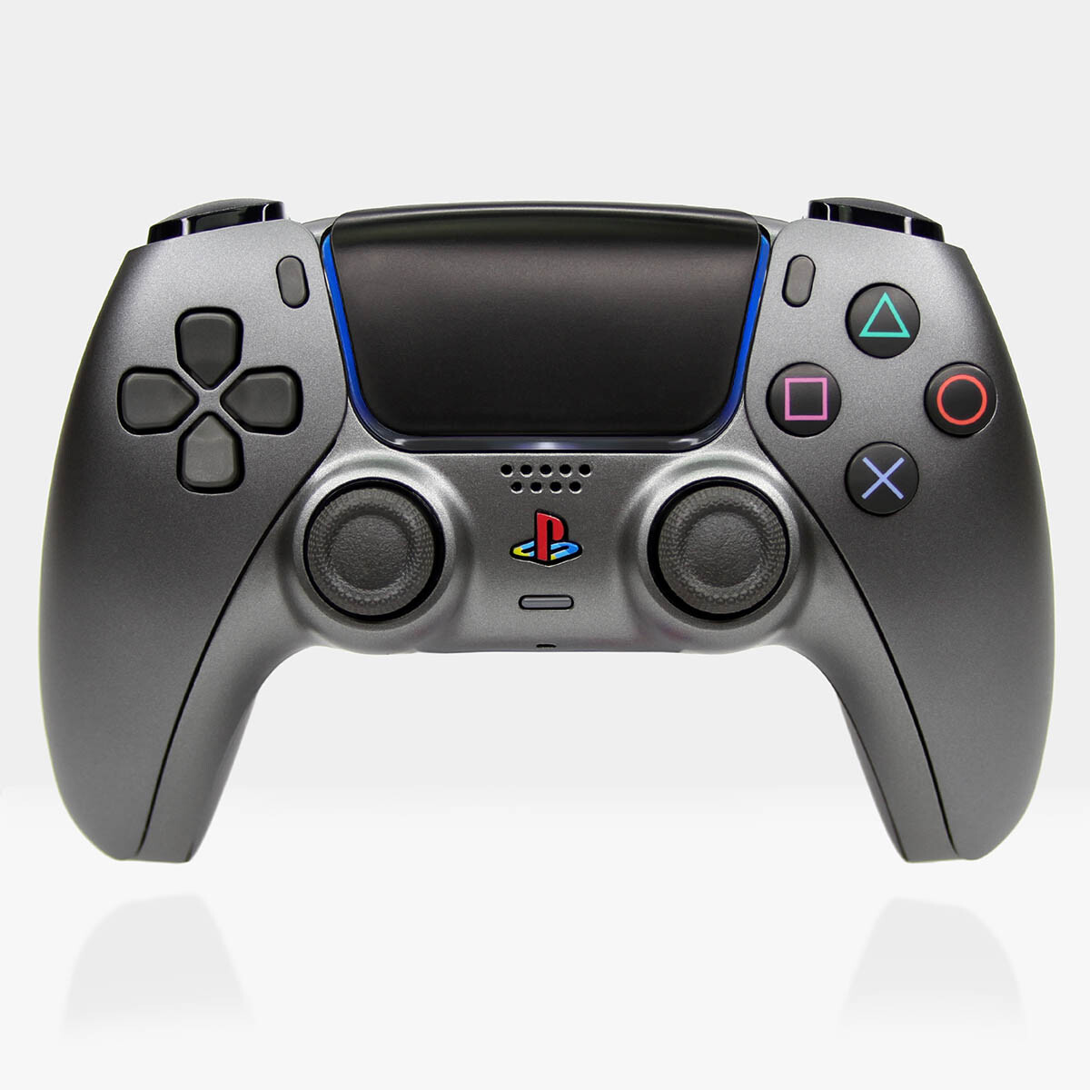 Gunmetal Classic Gray Sony x Killscreen DualSense Grey Retro PS5 Controller