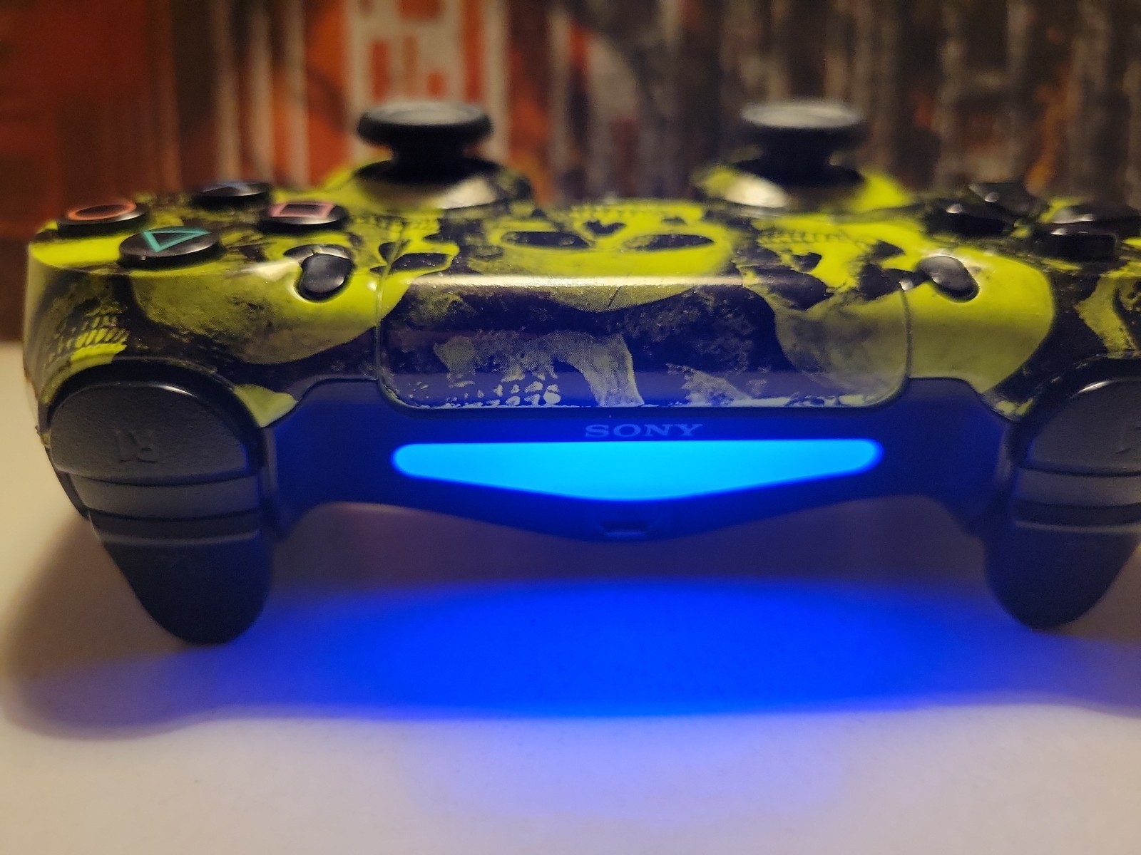 Skull Sony DualShock 4 Controller PlayStation PS4 – Custom Hydro Dipped