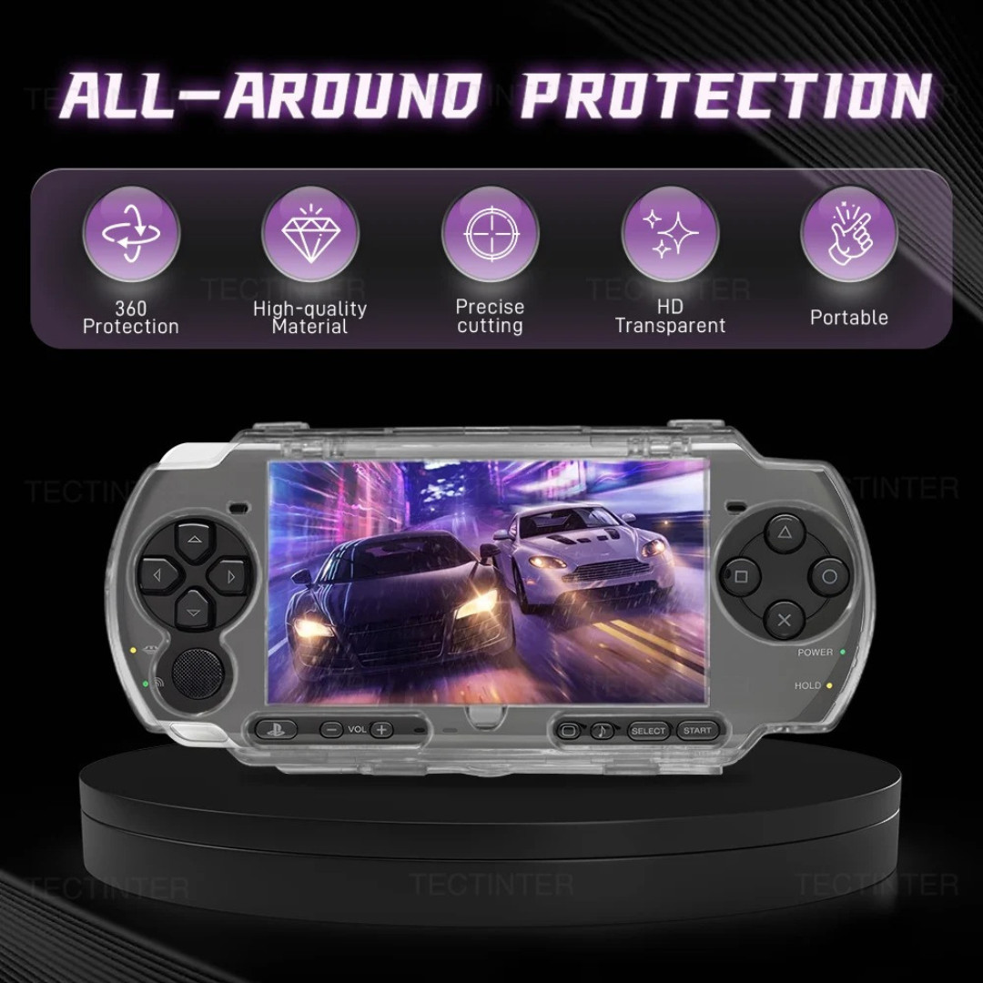 Clear Anti-dust Hard Skin Case Protecter cover for sony PSP 2000 30000 Console