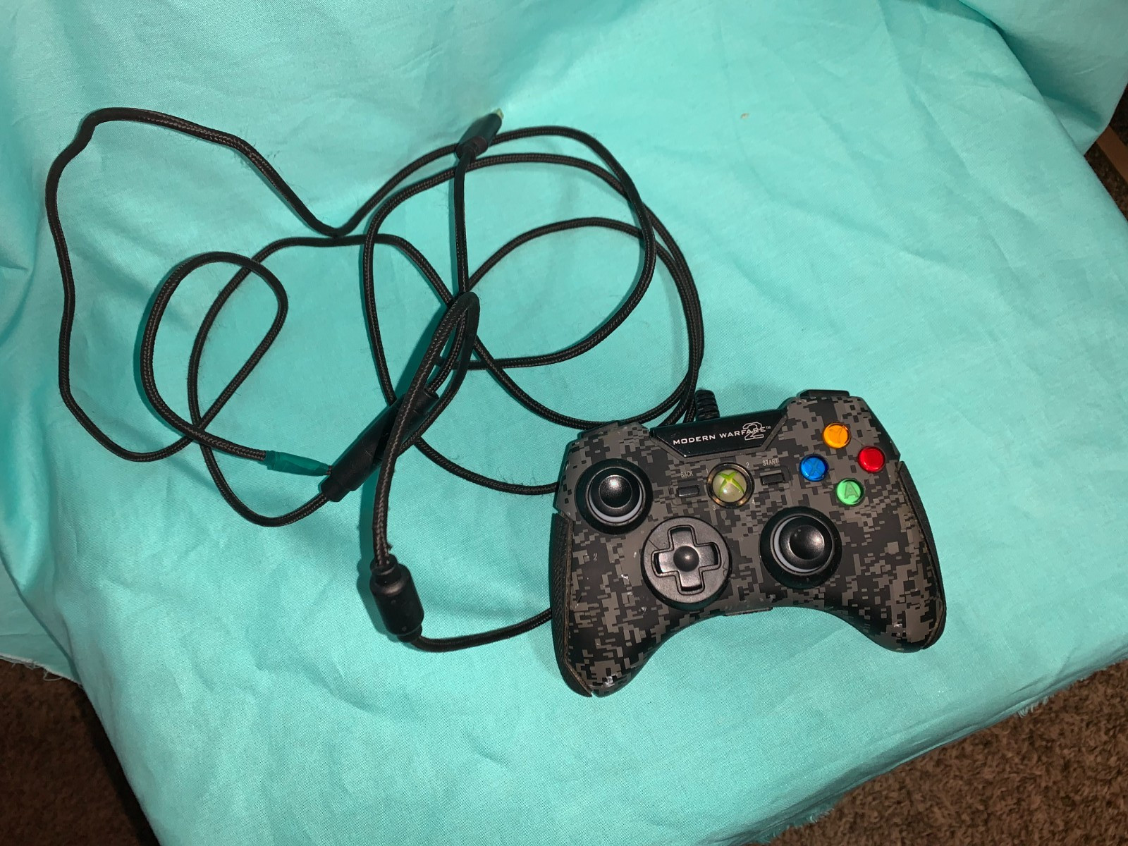 Mad Catz 47260 Modern Warfare 2 USB Microsoft Xbox Game Controller “L2D” W break