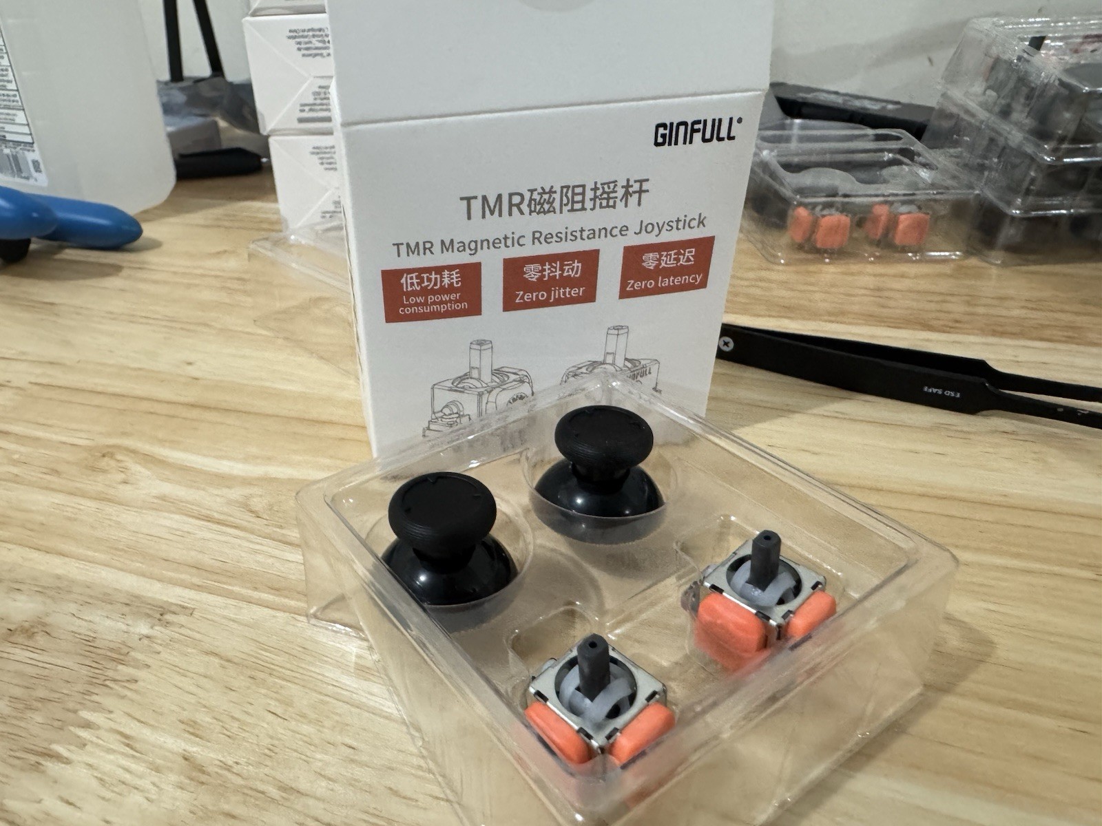 Ginfull DS13 Max TMR Joystick Pair for PS5 Dualsense New Caps