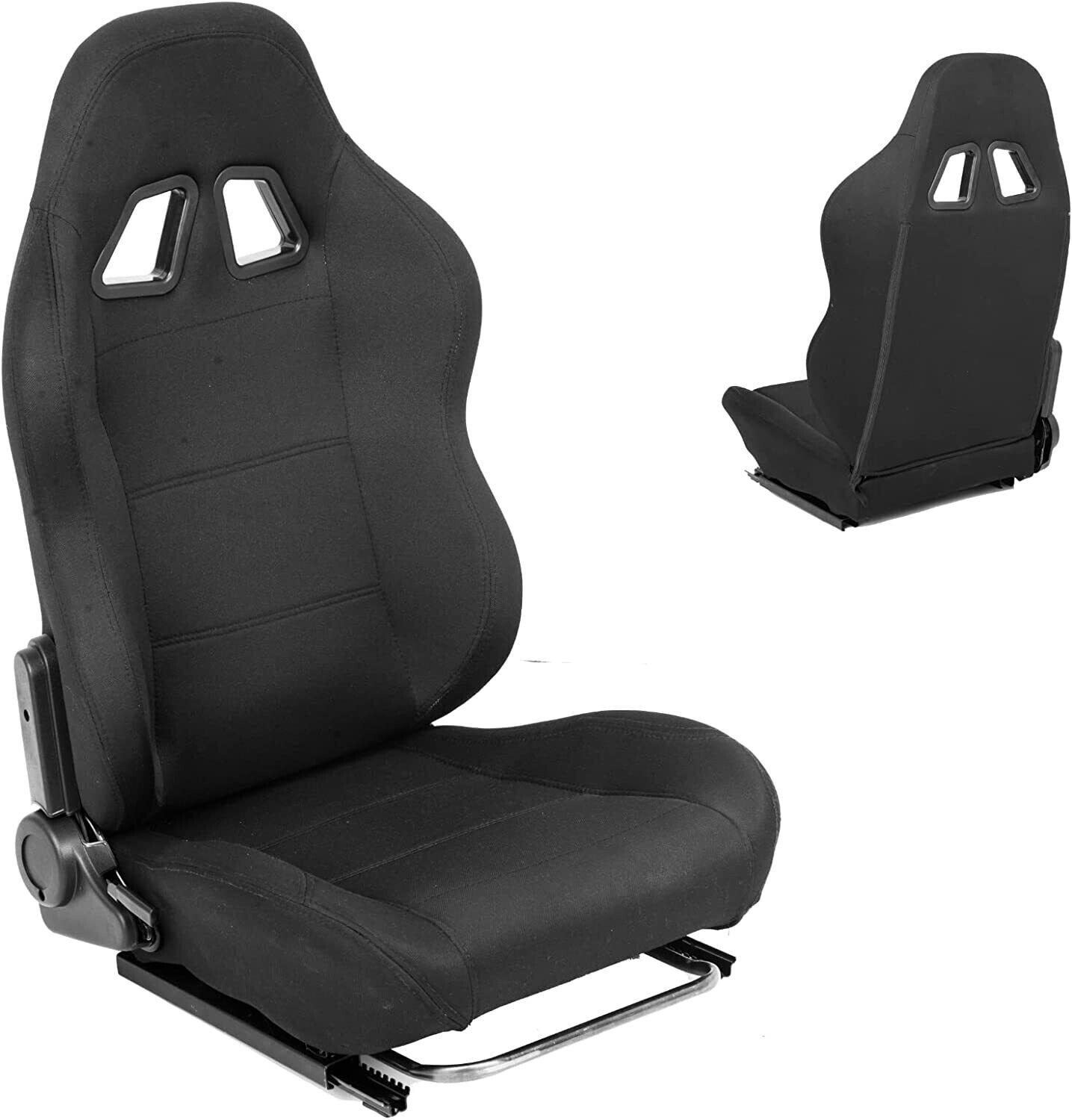 USED-Racing Seat With Adjustable Double Slide Fit for Racing Simulator Cockpit