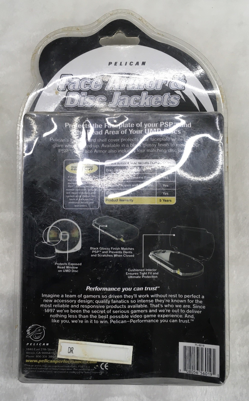 Pelican Face Armor Cover & Disc Jackets for Sony PSP NEW c5