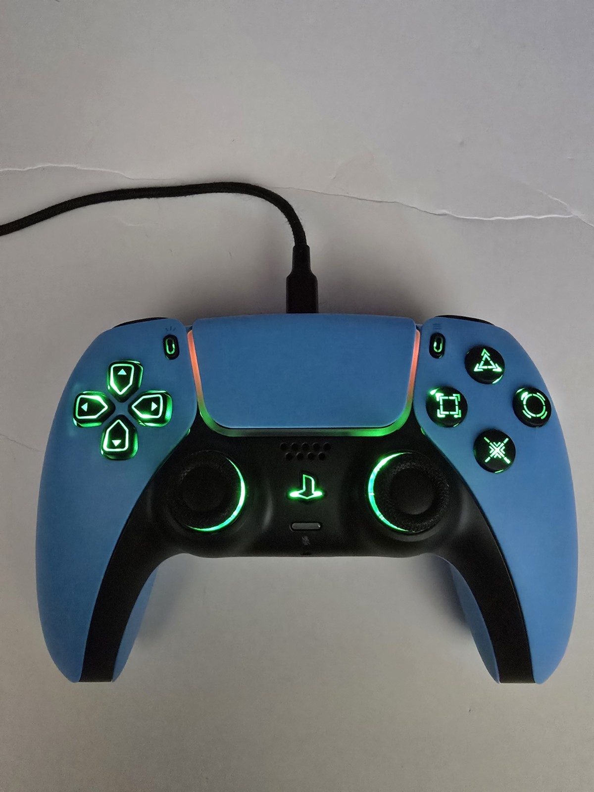 SONY STARLIGHT BLUE PS5 LED LIGHTS CONTROLLER, 7 DIFFERENT COLORS
