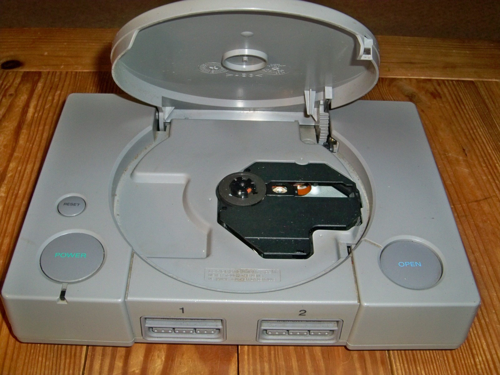 Sony Playstation 1 — PS1 Console ONLY — SCPH-7501 Gray — No Wires