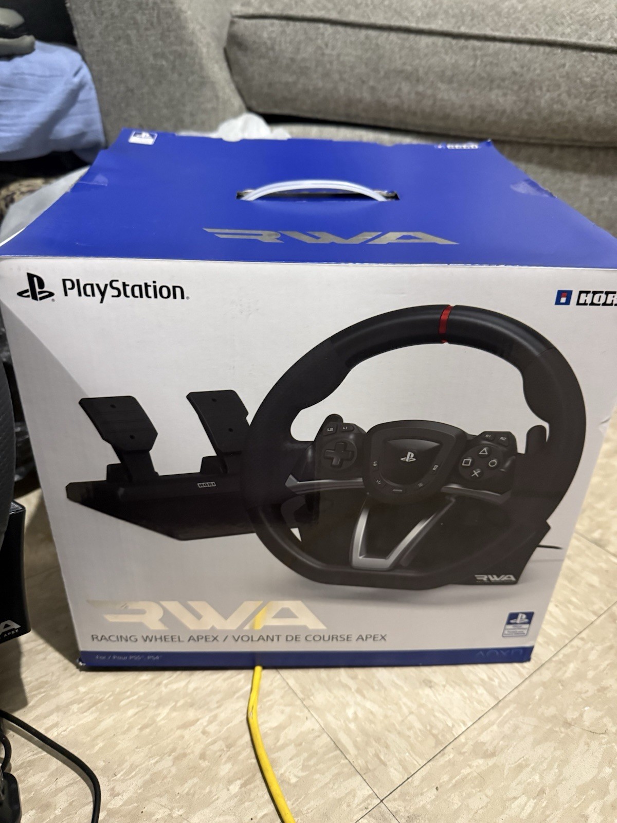 Hori Racing Wheel Apex Black Wired for PlayStation 5/4 with Pedals