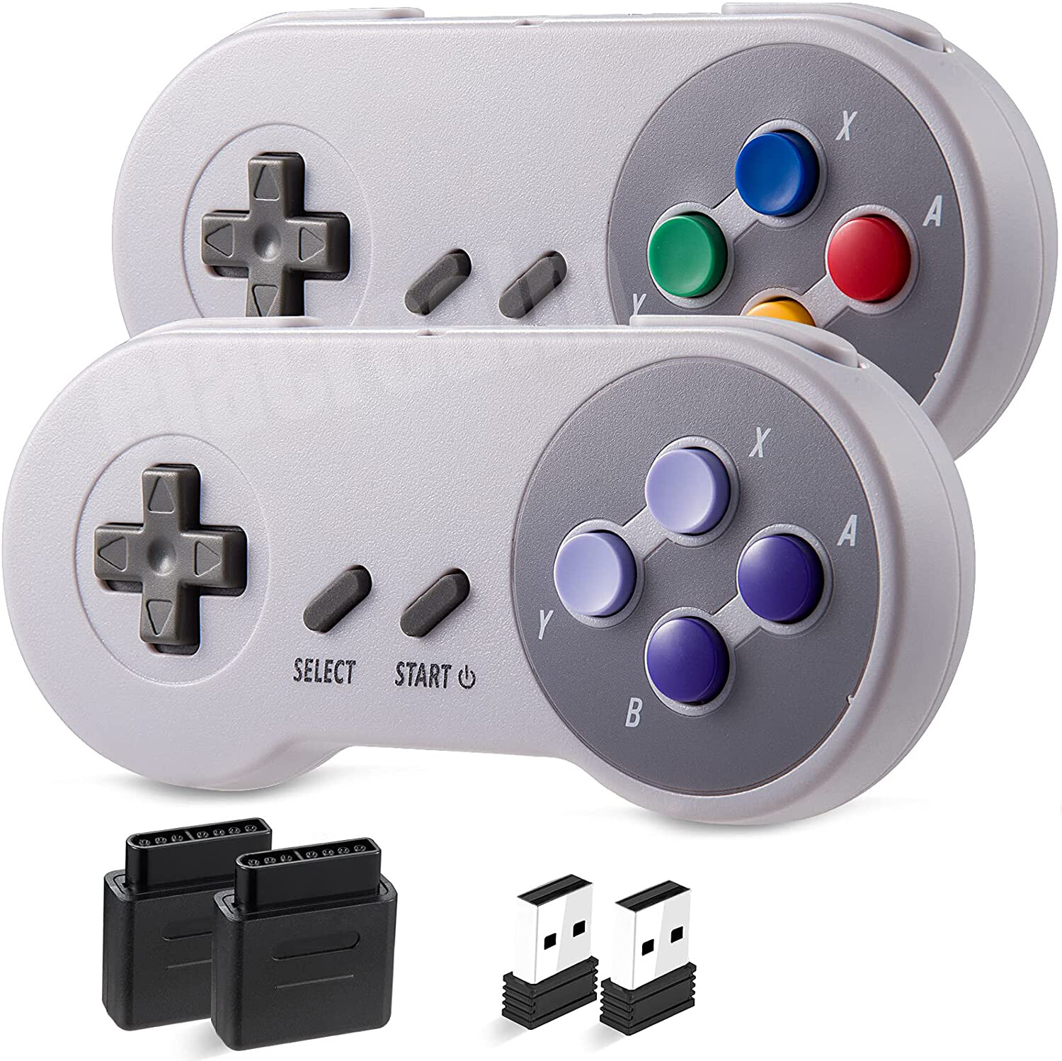 2.4 GHz Wireless Controller for Super Classic Games SNES PC MAC Linux Raspberry