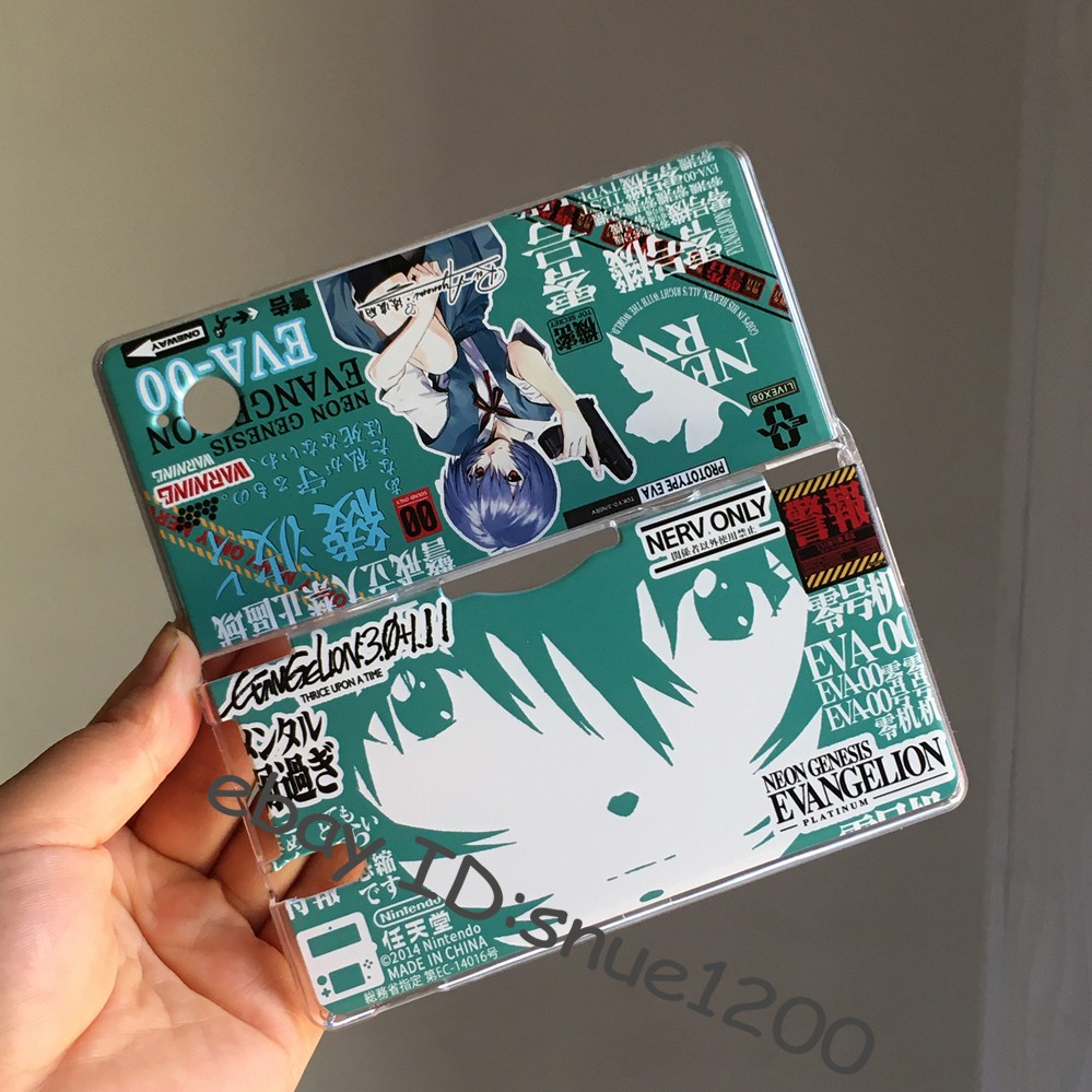 Custom Shell For Nintendo DSi NDSi Rei Ayanami EVA-00 Evangelion Protector Cover