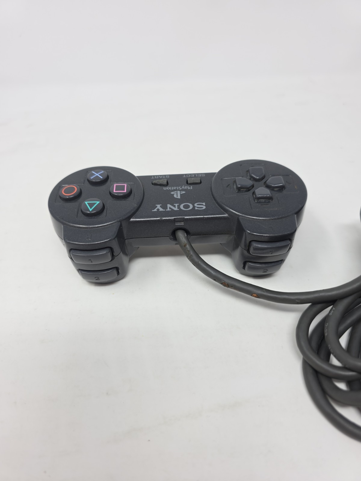 Sony PlayStation PS1 Official OEM Black Controller SCPH-1080 Tested