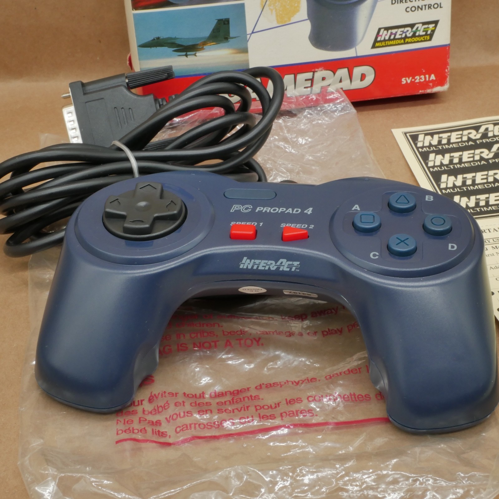 PC PROPAD 4 – Game Controller – 15 Pin D-Sub Connector