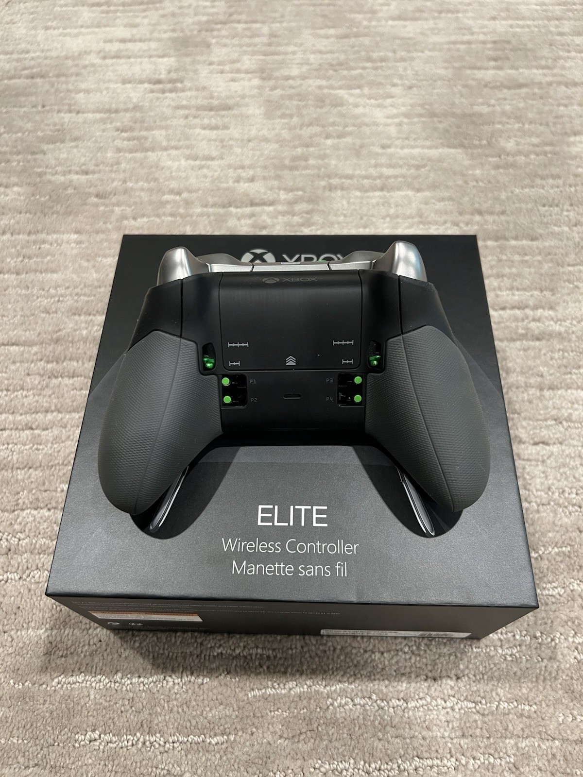 Microsoft Xbox Elite Wireless Controller Black/Silver w/ Case PC/Xbox One