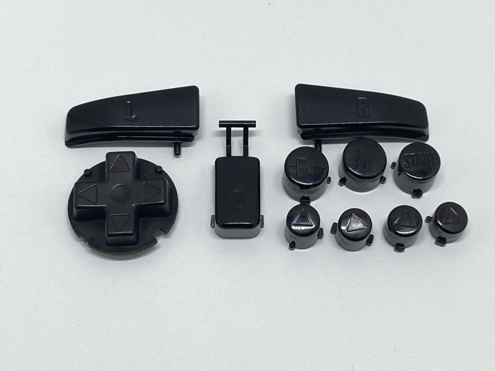 Black Nintendo 64 N64 Custom dyed Controller Buttons