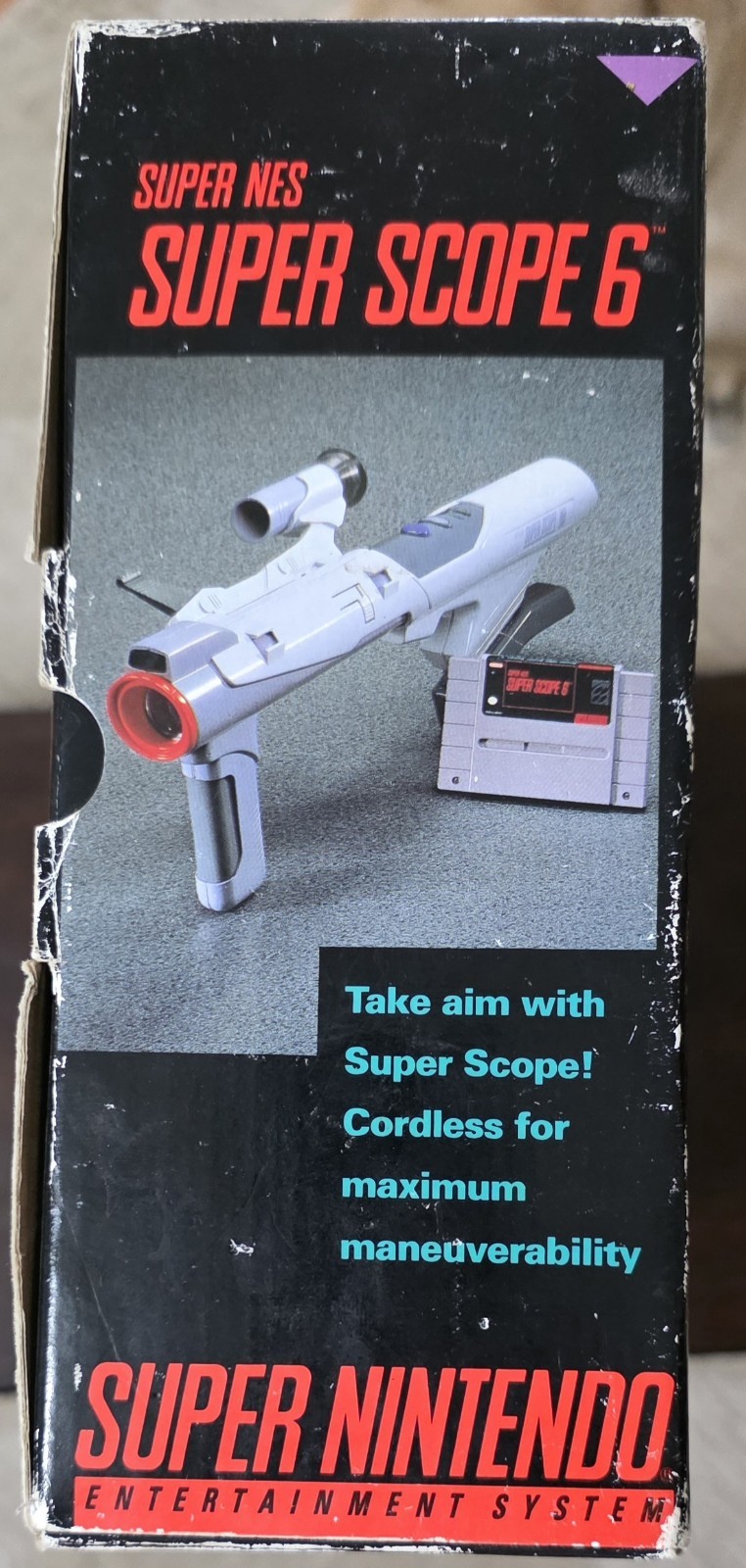 Nintendo Super Scope 6 Wireless Light Gun Controller for SNES, Gray