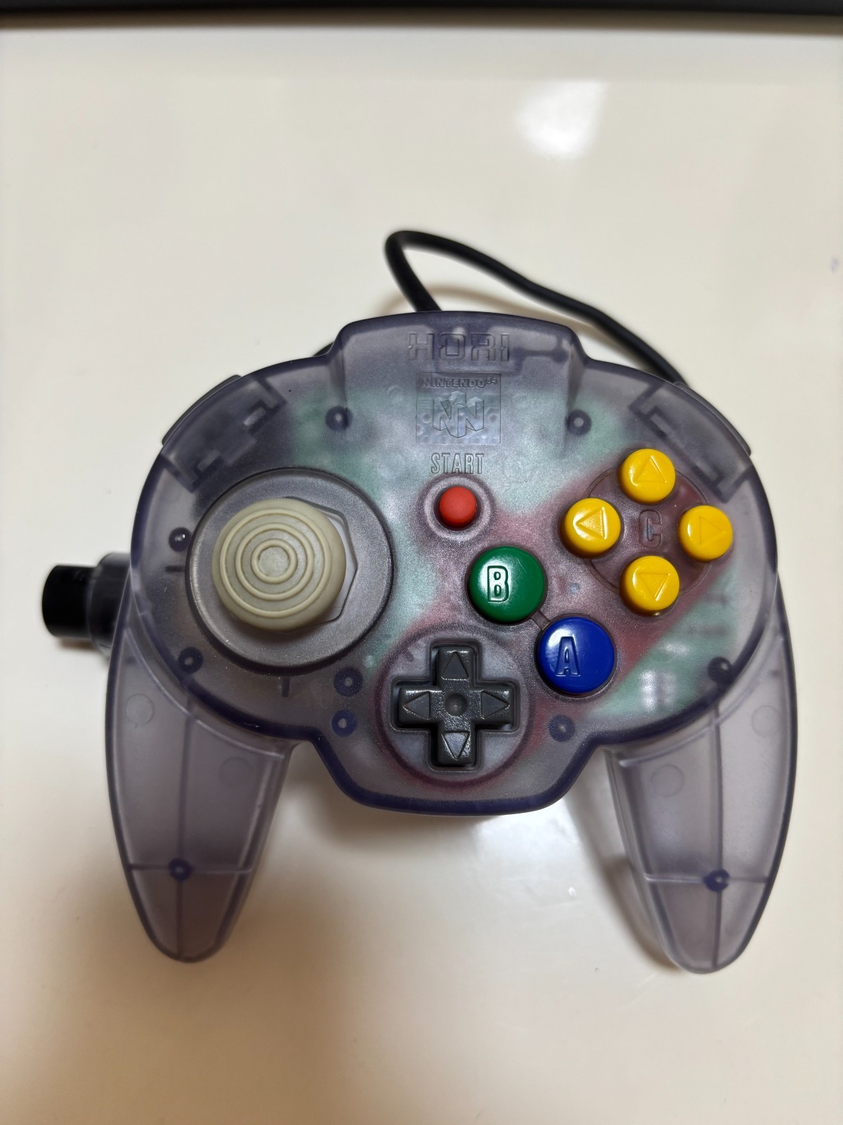 HORI Pad Mini 64 Clear Purple Controller Nintendo 64 N64 OEM Tested Japan