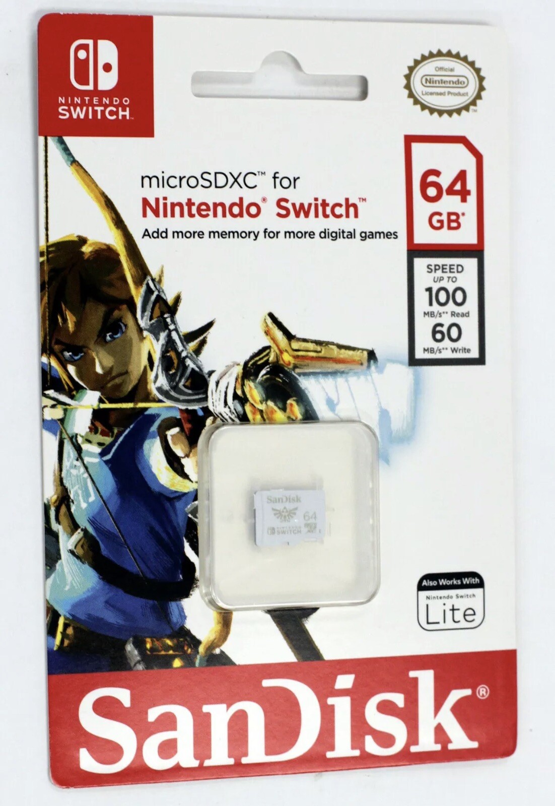 SanDisk 64GB microSDXC Memory Card for Nintendo Switch