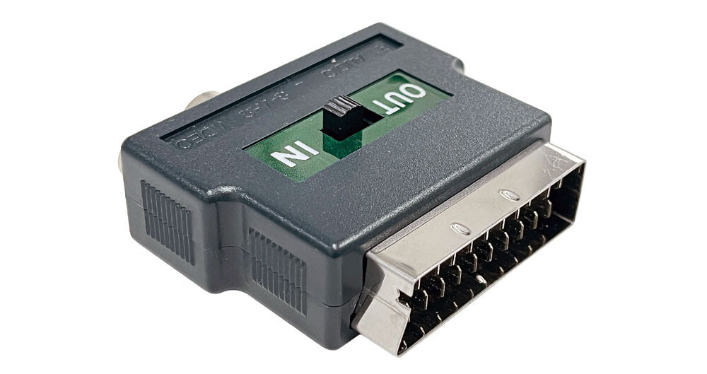 Bi-Directional SCART AV To RCA S-Video Audio Converter
