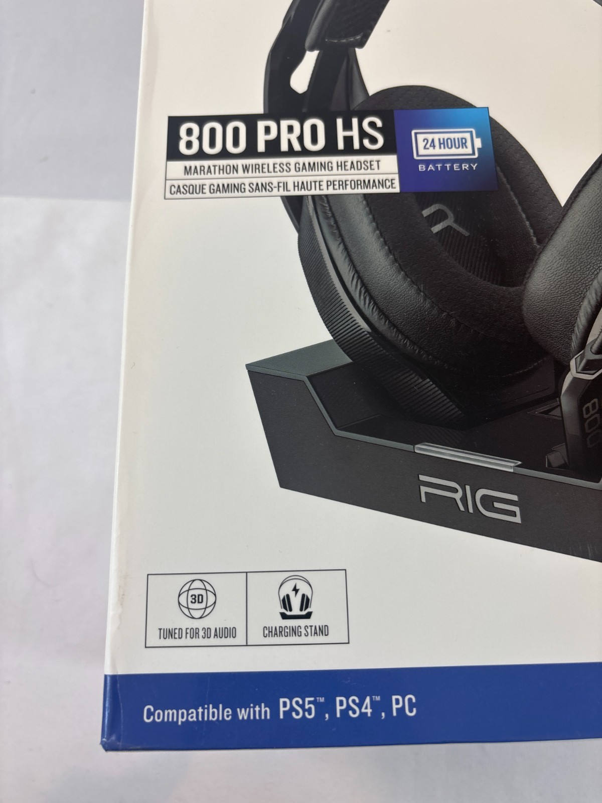 RIG 800 Pro HS Wireless Gaming Headset PS4 PS5 PC Open Box Untested