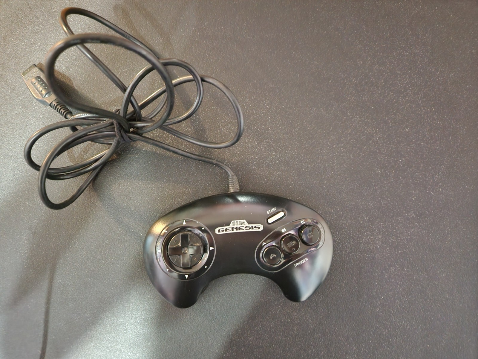 Sega Genesis Controller – Black (MK-1650 Taiwan edition)