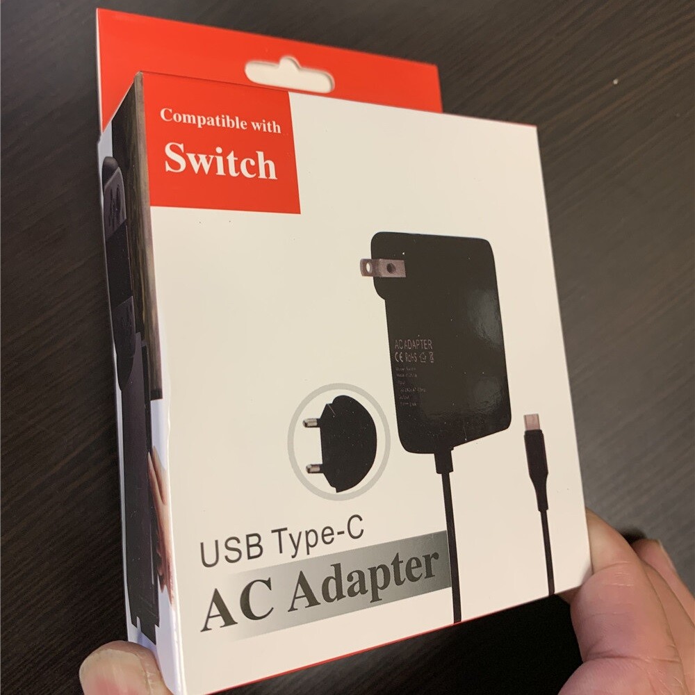 AC Adapter Power Supply for Travel Charger Plug Cord & Nintendo Switch Wall US