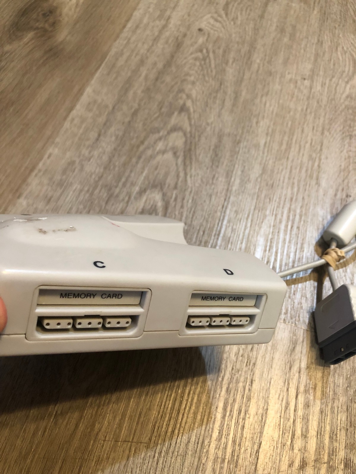 Playstation 1 Multiplayer Adapter Multitap Intec Controller Memory Card Adaptor