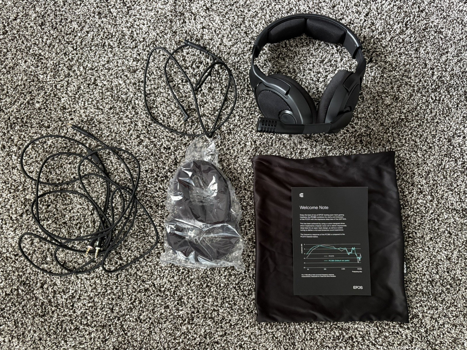 Drop + EPOS PC38X Gaming Headset – Barely Used and Comes With Accessories/Box