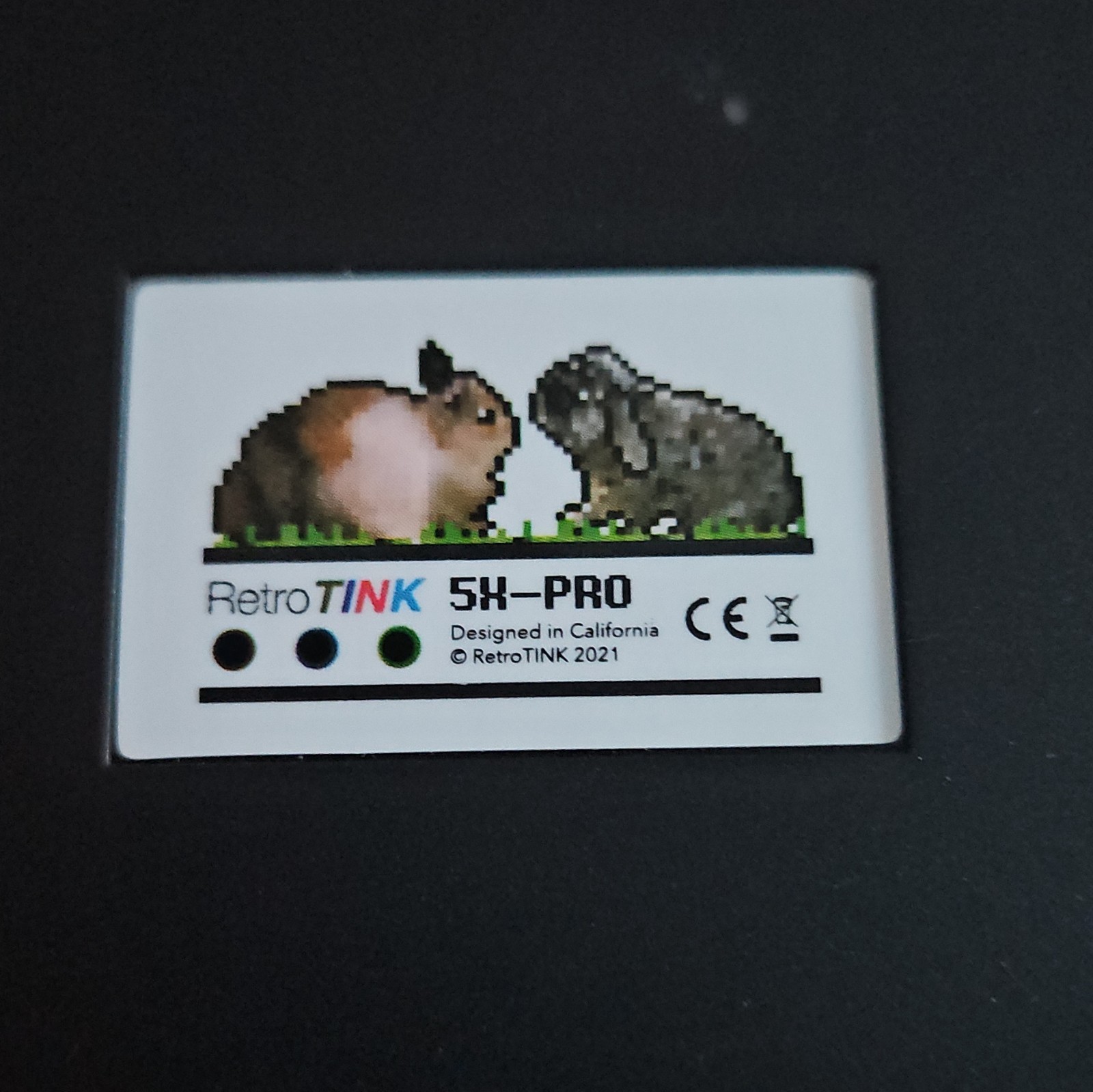 RetroTINK 5X-Pro Video Converter / Upscaler / Remote USB Cable Pouch Box Sticker