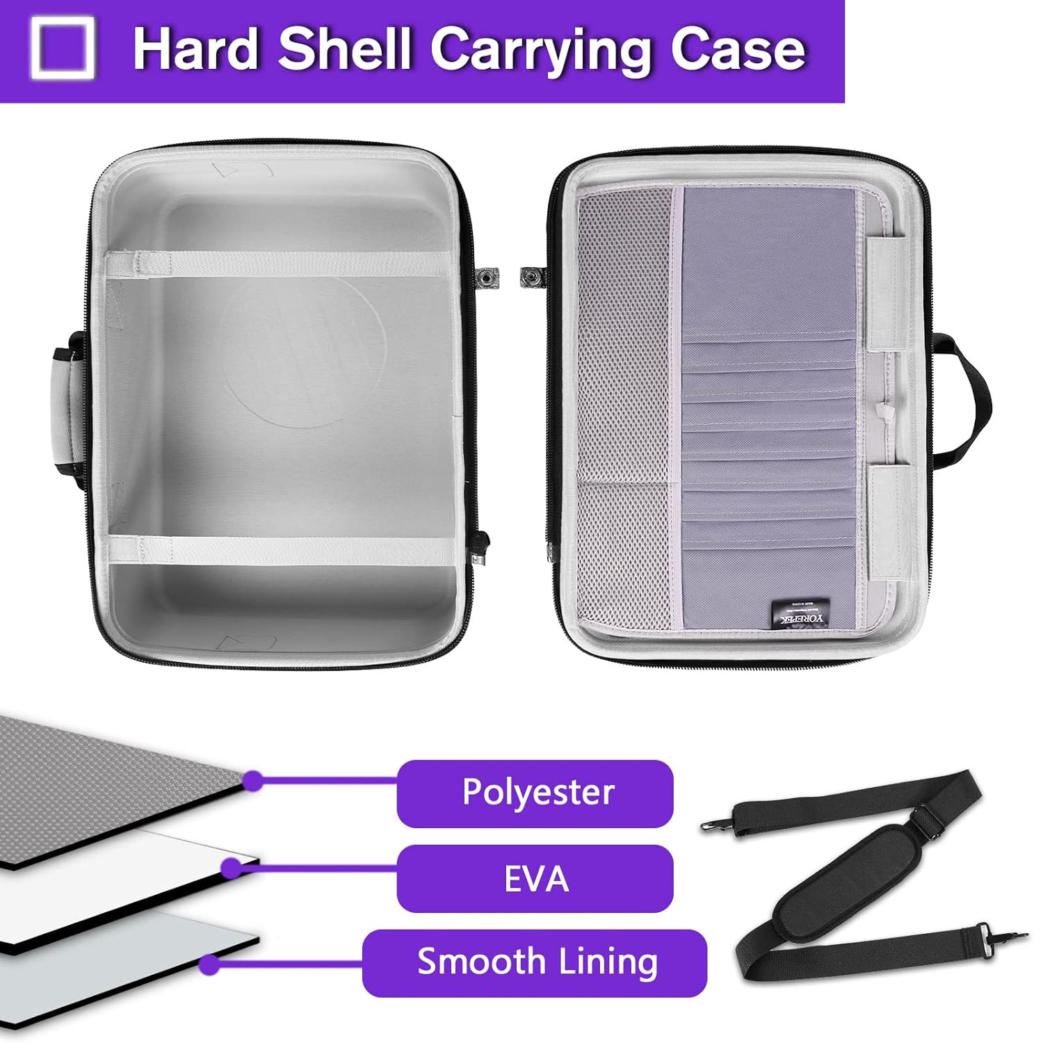Gaming Console Carrying Case for PS5 PS5 Pro Controllers Games Cables